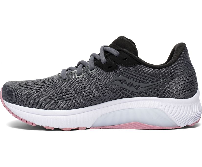 Women's Saucony Guide 14 Running Shoes Grey / Rose | Singapore 142SGLO